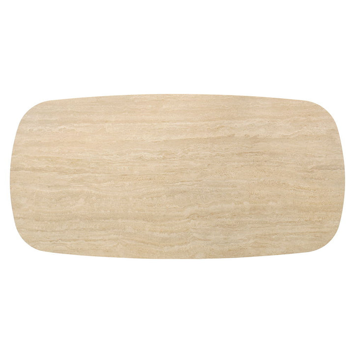 Davita - Dining Table With Ceramic Top - Walnut