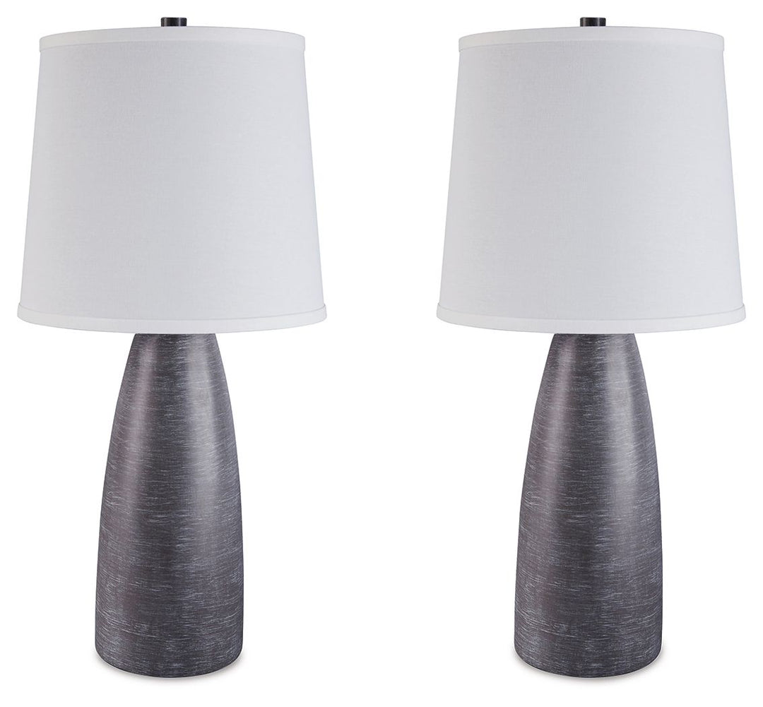 Shavontae - Poly Table Lamp (Set of 2) - Gray