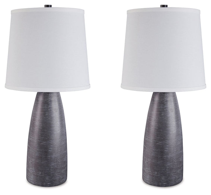 Shavontae - Poly Table Lamp (Set of 2) - Gray