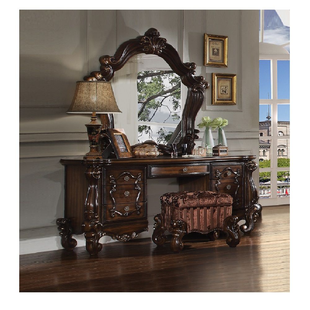 ACME Furniture Versailles Mirror Cherry Oak