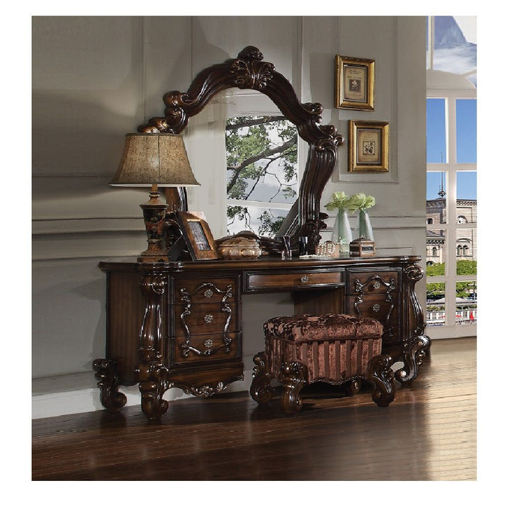 ACME Furniture Versailles Mirror Cherry Oak