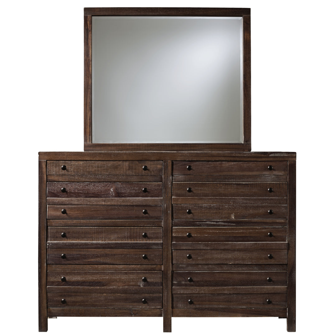 Modus Furniture 8T0682A Townsend Eight Drawer Solid Wood Dresser In Java 2024