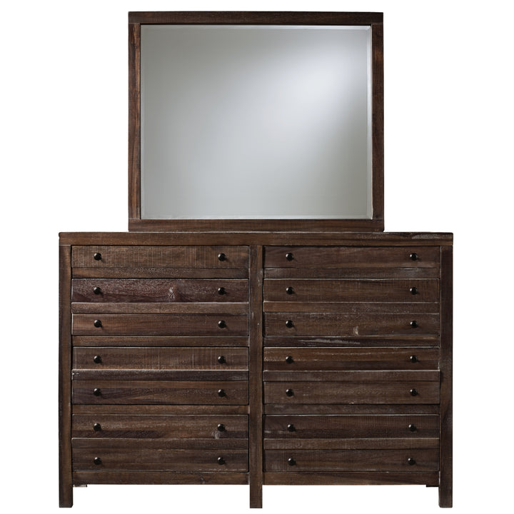 Modus Furniture 8T0682A Townsend Eight Drawer Solid Wood Dresser In Java 2024