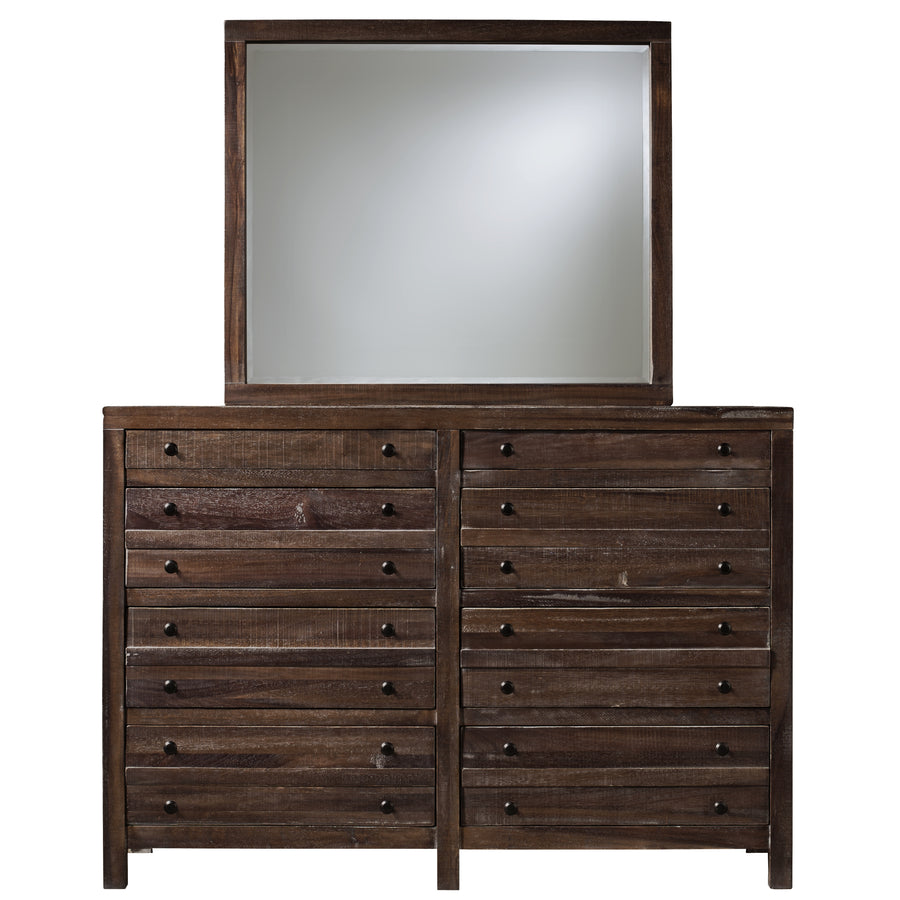 Modus Furniture 8T0682A Townsend Eight Drawer Solid Wood Dresser In Java 2024