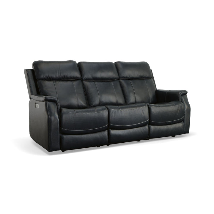 Flexsteel 1520-62PH-07240 Easton  Power Reclining Sofa With Power Headrests & Lumbar  Ocean