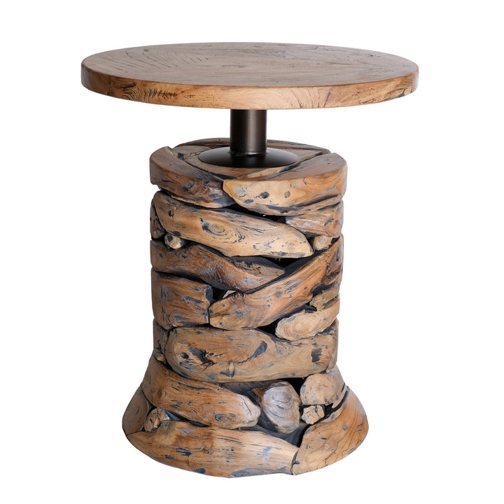 Noma Reclaimed Teak Side/End Table - Natural