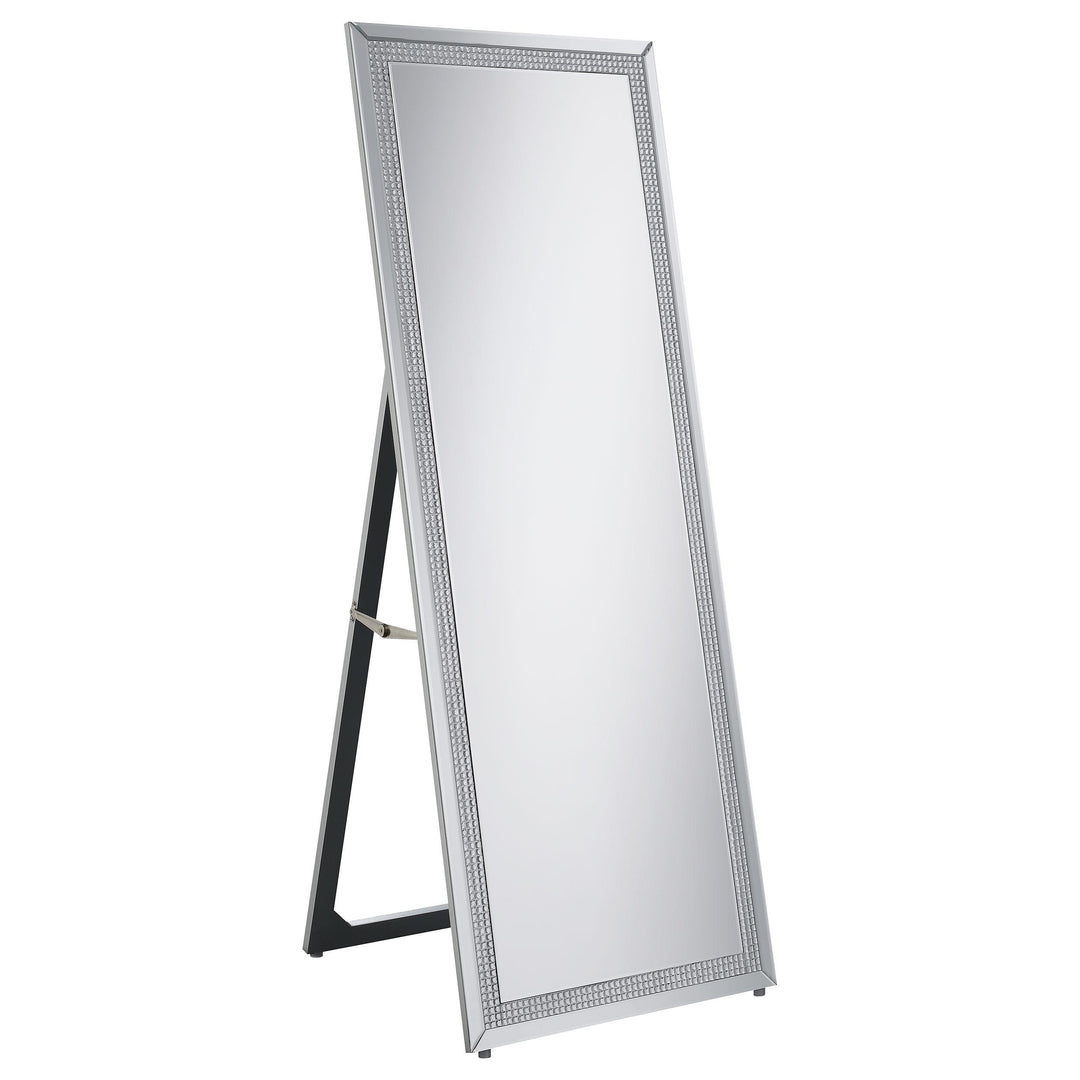 Coaster Furniture 961420 Giddish 24 x 64 Inch Full Length Standing Mirror Silver