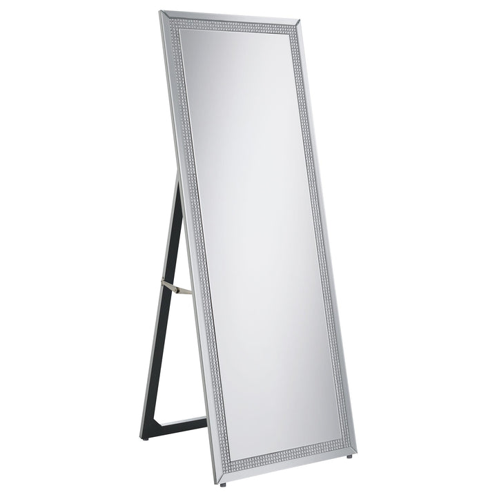 Coaster Furniture 961420 Giddish 24 x 64 Inch Full Length Standing Mirror Silver