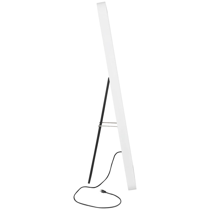 Coaster Furniture 961448 Glendora 32 x 71 Inch LED Standing Mirror BT Speakers Black