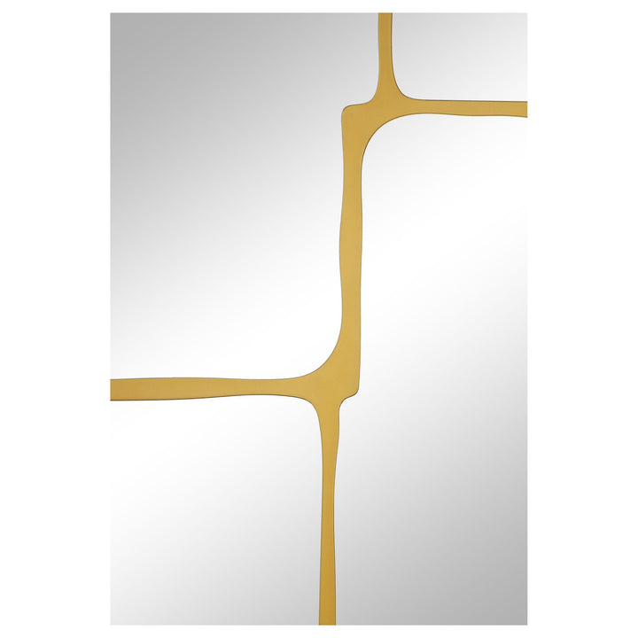 Coaster Furniture 961472 Kimberly 32 x 47 Inch Kintsugi Style Wall Mirror Gold