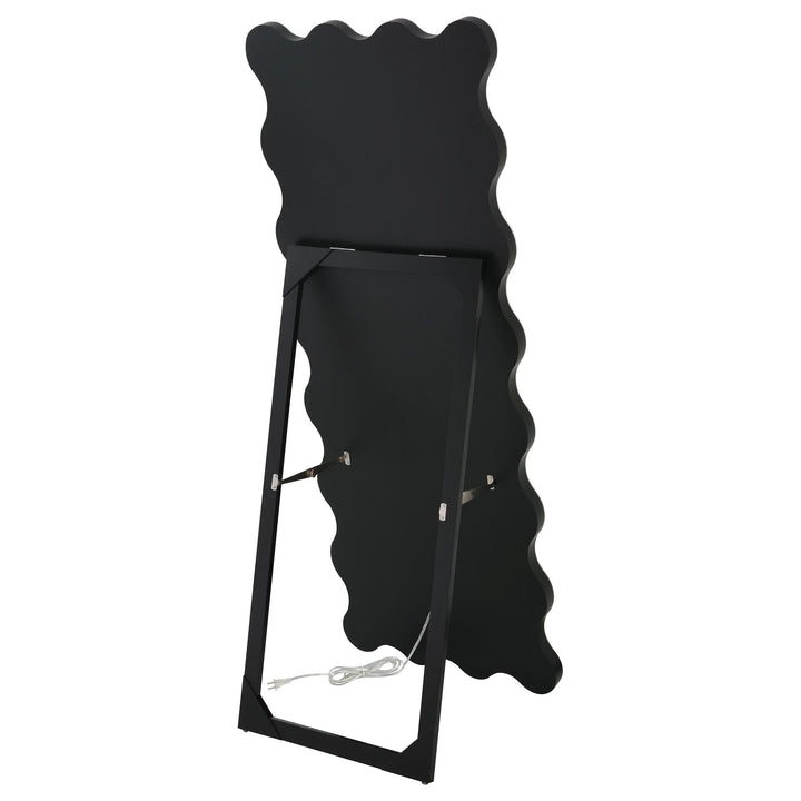 Coaster Furniture 961473 Brixey 24 x 63 Inch LED Lighting Standing Floor Mirror Black