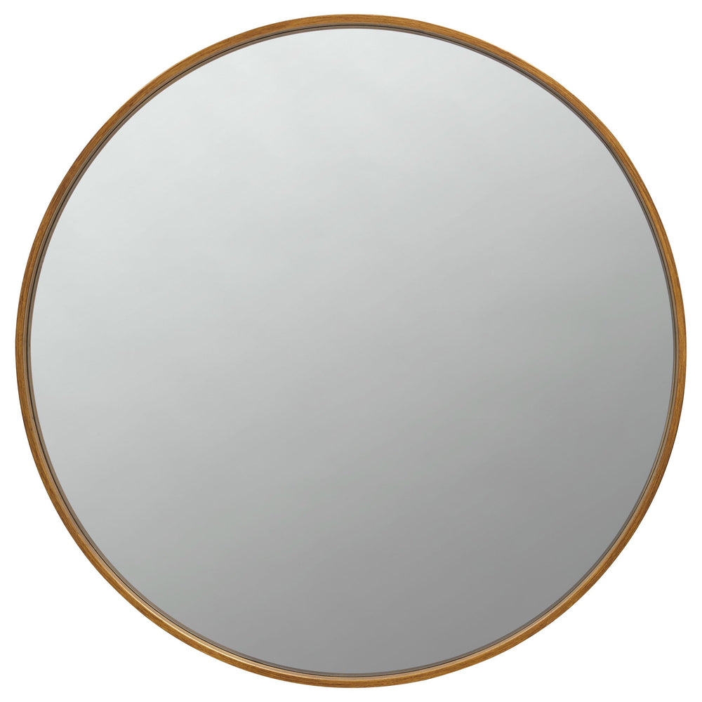 Coaster Furniture 961488 OMalley 40 x 40 Inch Round Framed Wall Mirror Brass