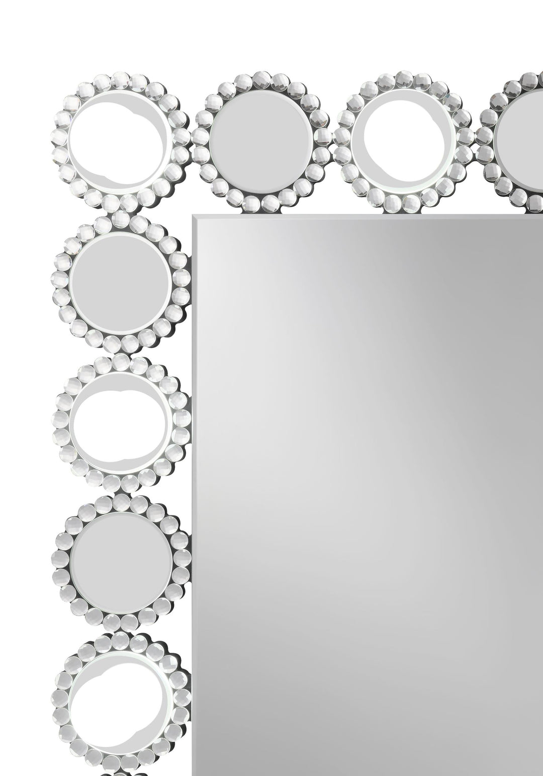 Coaster Furniture 961624 Aghes Vanity Mirror with Lighting Silver