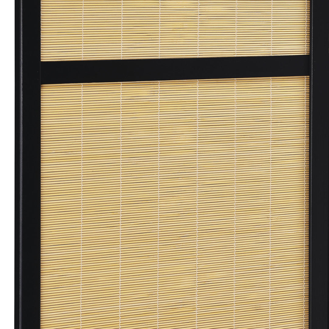 Coaster Furniture 961648 Pearce 4-panel Bamboo Room Divider Folding Screen Natural