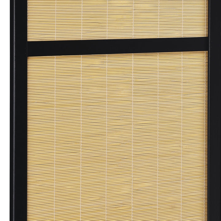 Coaster Furniture 961648 Pearce 4-panel Bamboo Room Divider Folding Screen Natural