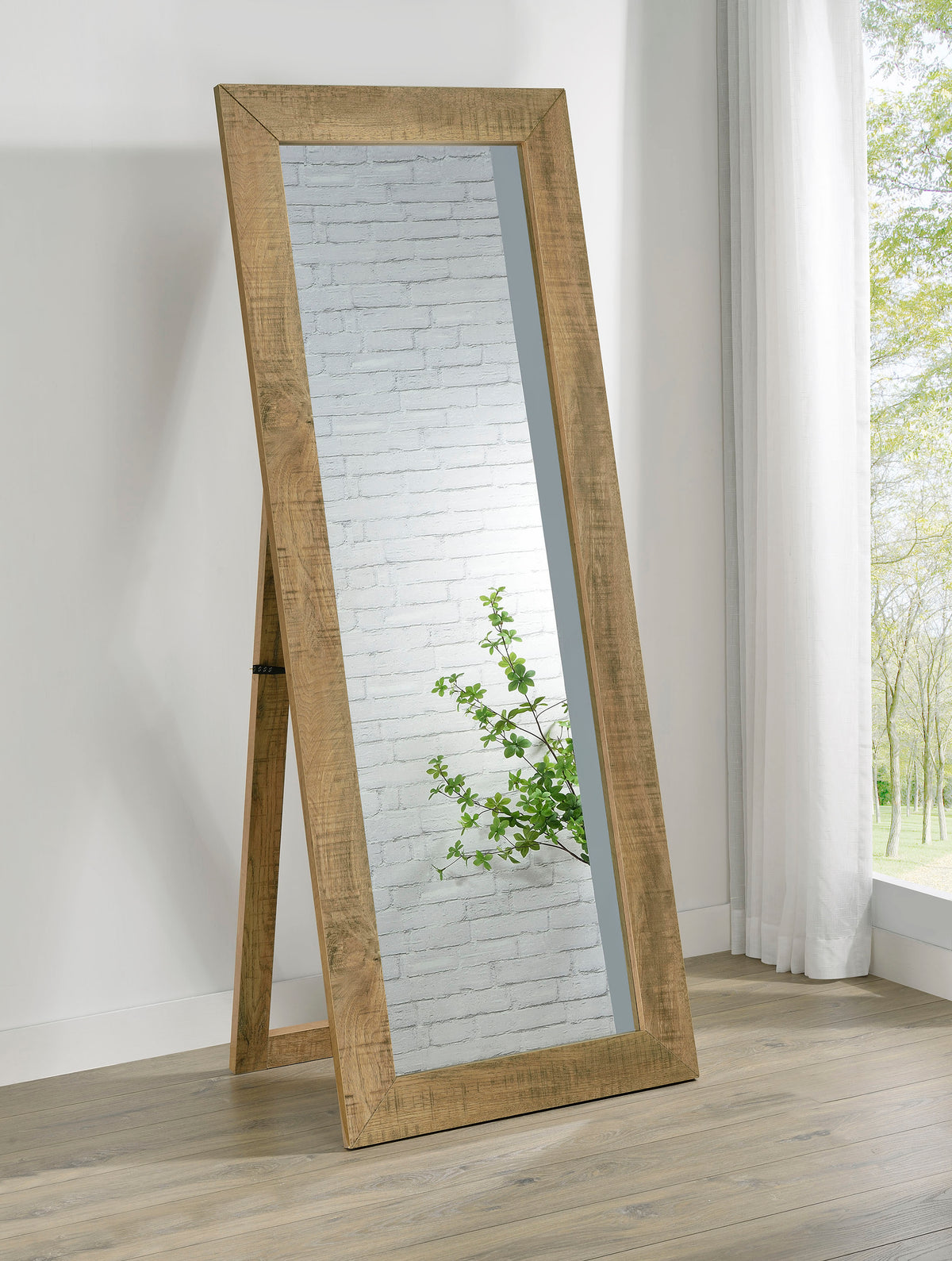 Cadence - Tempered Glass Full Length Standing Mirror - Mango