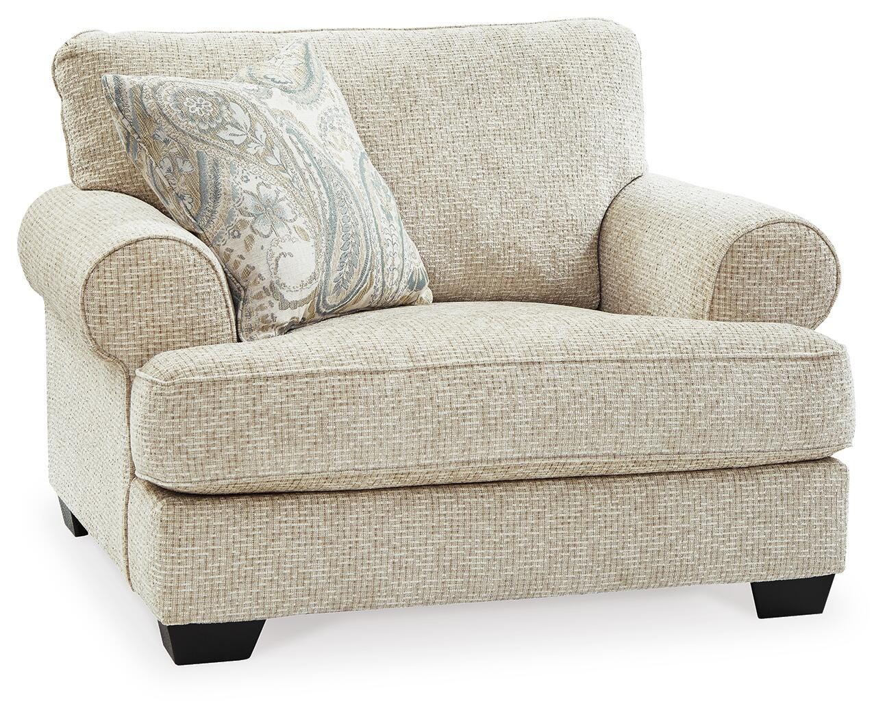 Monaghan Oversized Chair - Light Brown (1)