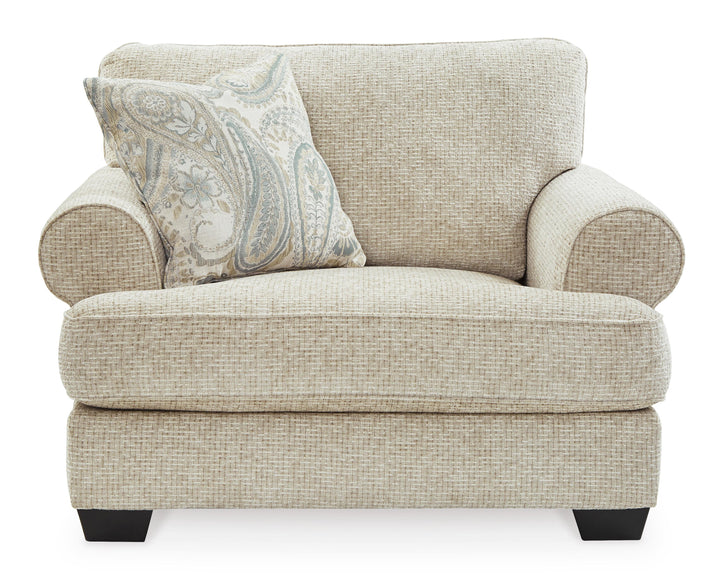 Monaghan Oversized Chair - Light Brown (3)