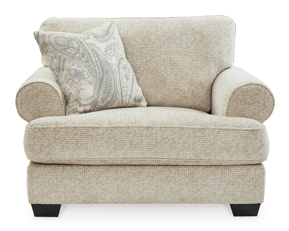 Monaghan Oversized Chair - Light Brown (3)
