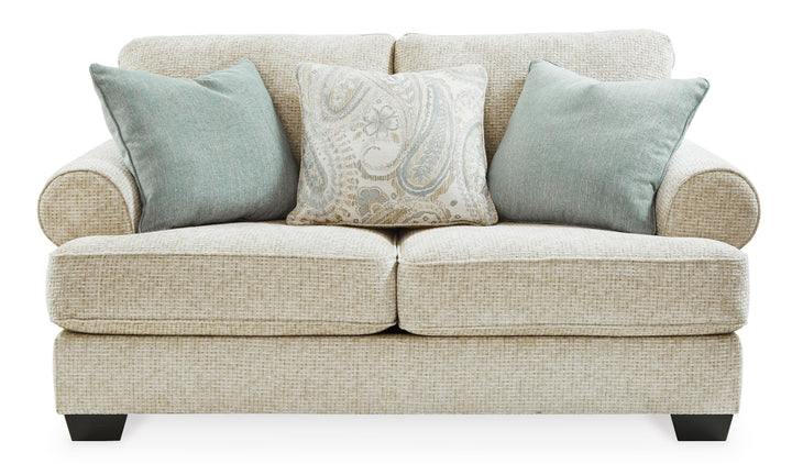 Monaghan Loveseat - Light Brown (3)