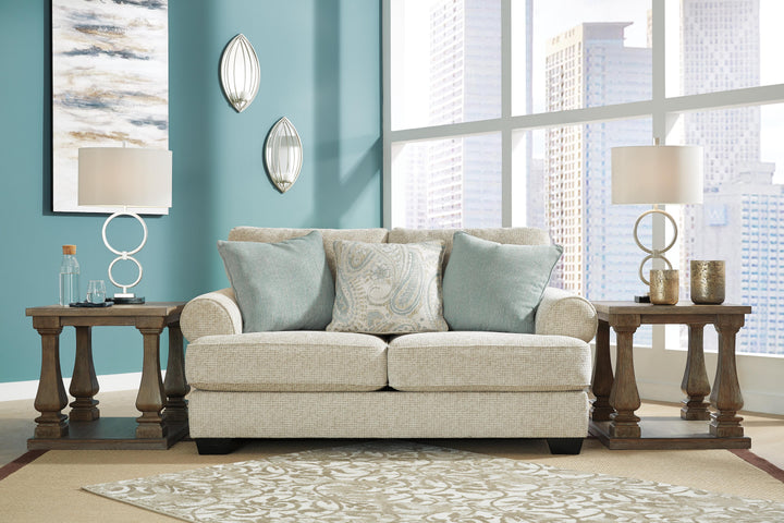 Monaghan Loveseat - Light Brown (6)