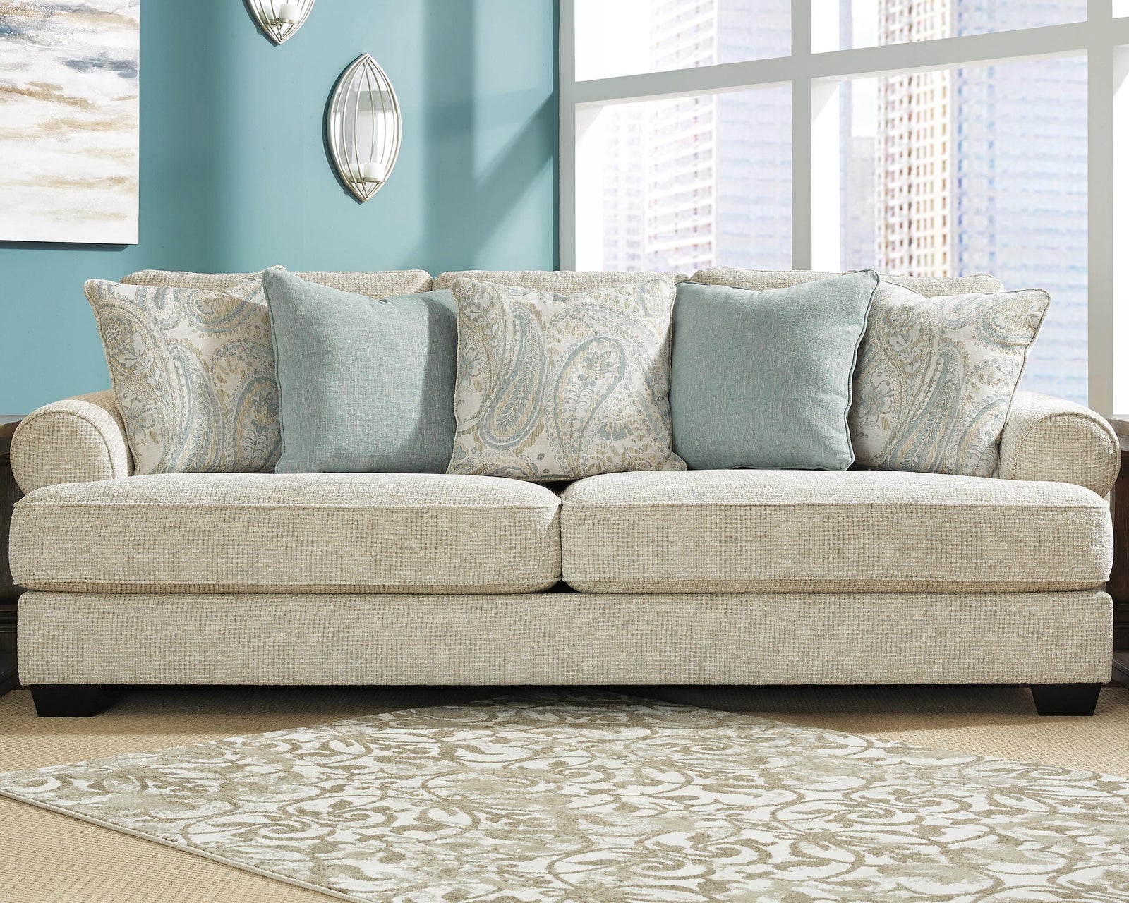 Monaghan Sofa - Light Brown (2)