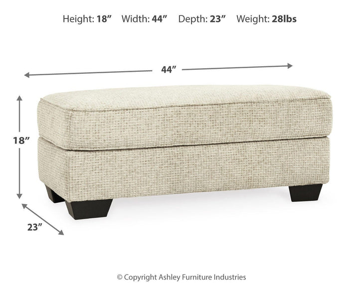 Monaghan Ottoman - Light Brown (4)