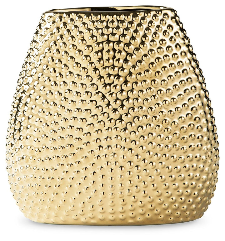 Efim - Vase - 8" - Gold Finish