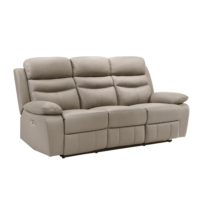 Hancock Power Double Reclining Sofa - Sand