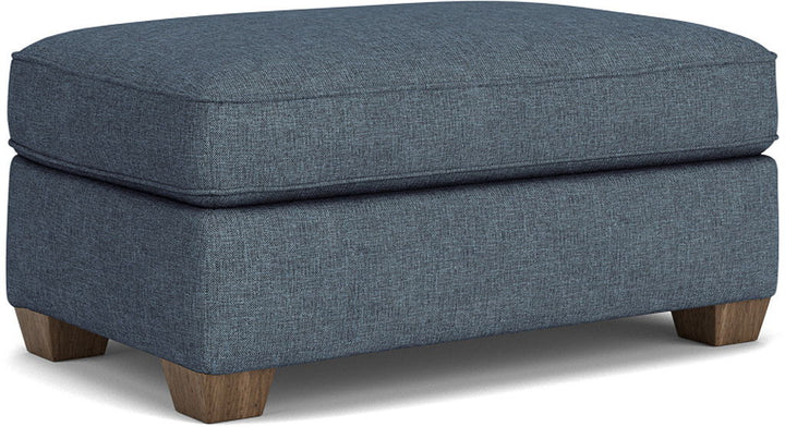 Thornton  Fabric Cocktail Ottoman  Blue