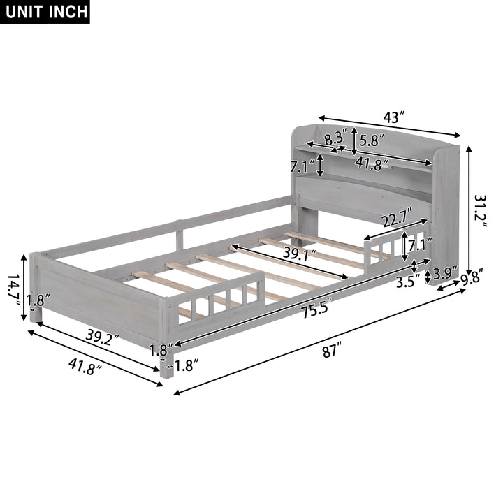 wood-twin-size-platform-bed-with-built-in-led-light-storage-headboard-and-guardrail-antique-grey