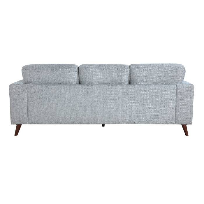 Broadway Mid-Century Modern 87" Light Blue Sofa