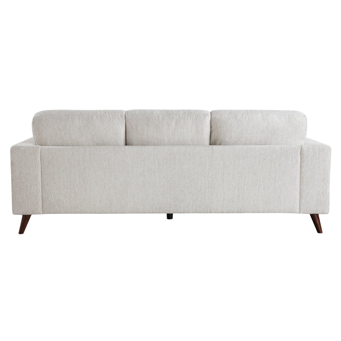 Broadway Mid-Century Modern 87" Silver Cloud Sofa
