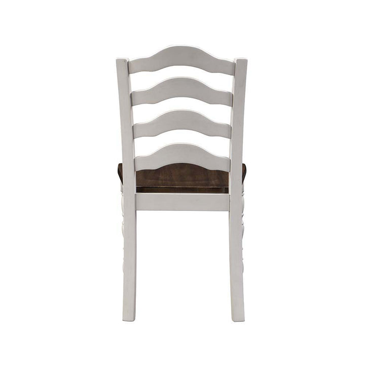 Bettina - 5 Piece Dining Set - Gray & Weathered Oak