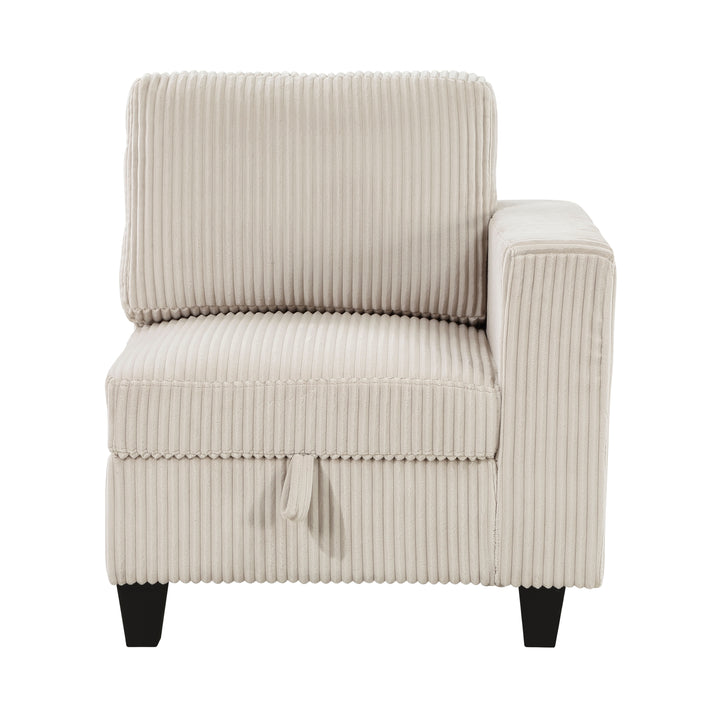 Homelegance Walterboro Loveseat with Storage, Storage Pouches and Charging Ports 9650BE-2*