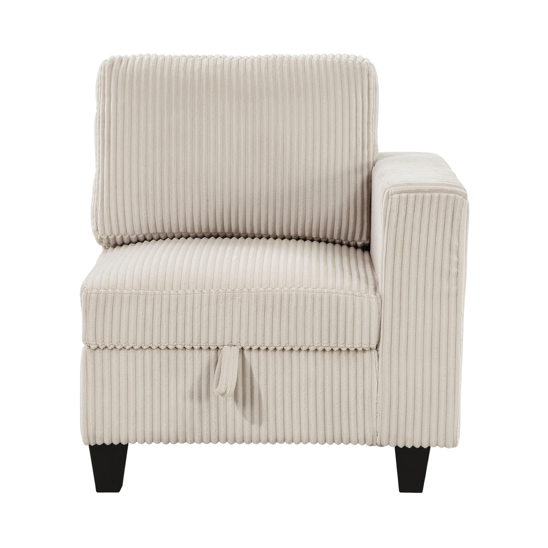 Homelegance Walterboro Loveseat with Storage, Storage Pouches and Charging Ports 9650BE-2*