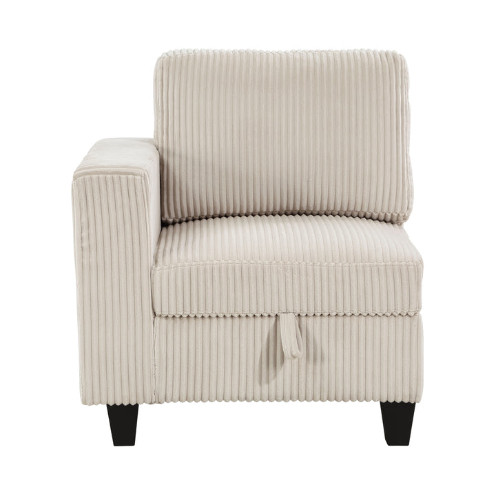 Homelegance Walterboro Loveseat with Storage, Storage Pouches and Charging Ports 9650BE-2*