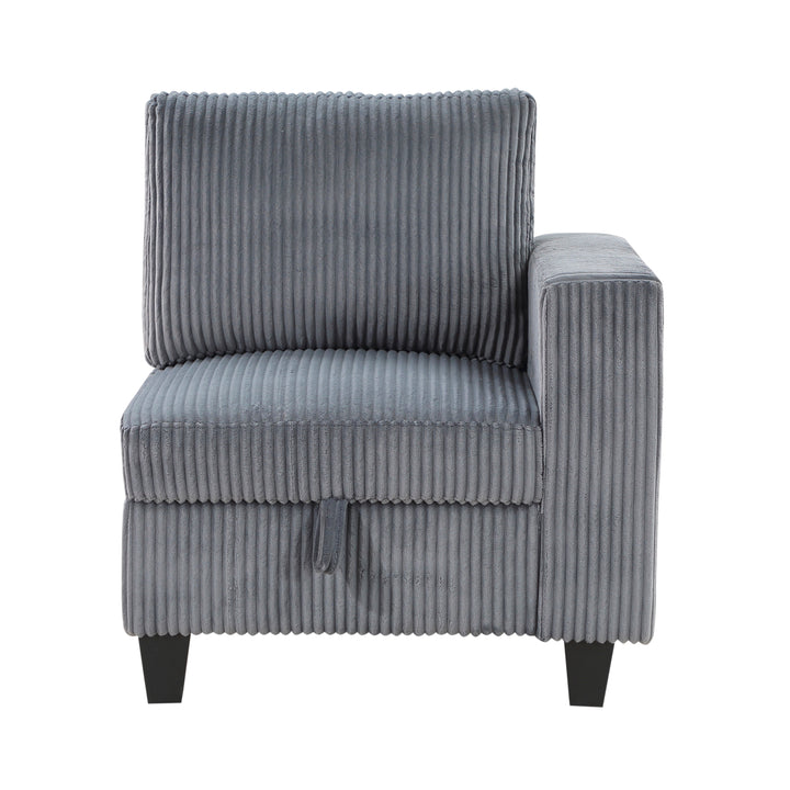 Homelegance Walterboro (8)8-Piece Sectional with Storage, Storage Pouches and Charging Ports 9650BE*8SC