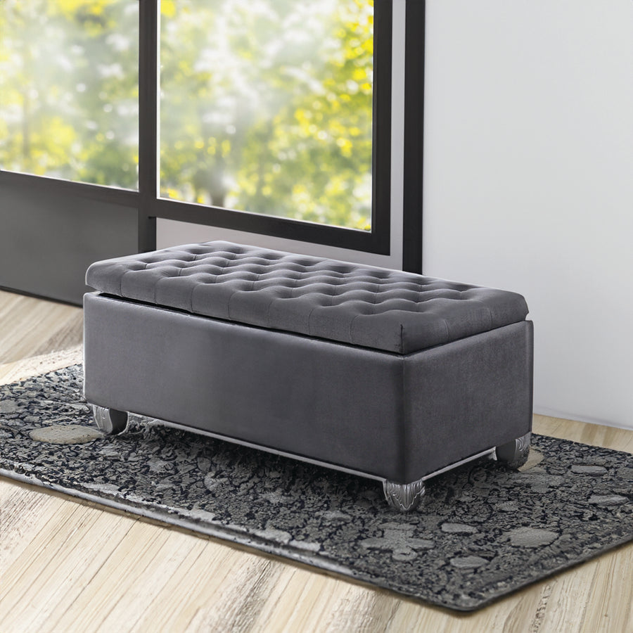 RebEastern Kingah Bench with Storage