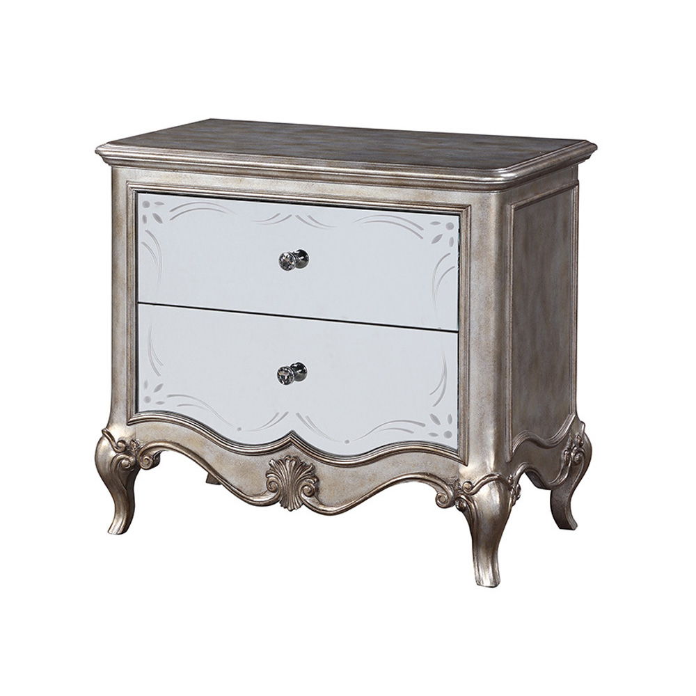 Esteban - 28" Nightstand - Antique Champagne