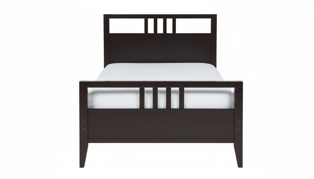 Modus Furniture Nv23F4 Nevis Wood Platform Bed In Espresso