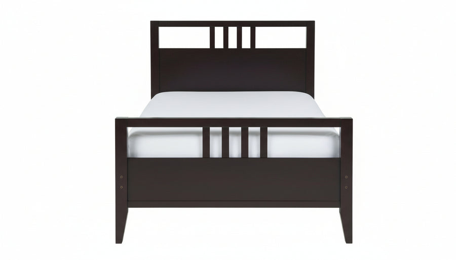 Modus Furniture Nv23F4 Nevis Wood Platform Bed In Espresso
