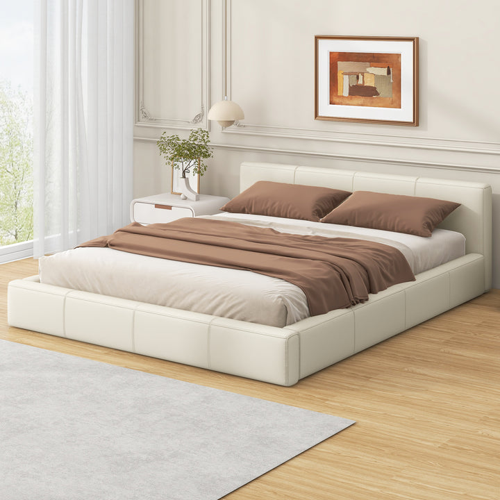 beige-upholstered-bed-queen-size