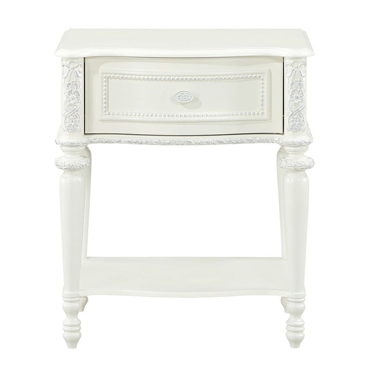 Dorothy - Nightstand With 1 Drawer - Ivory