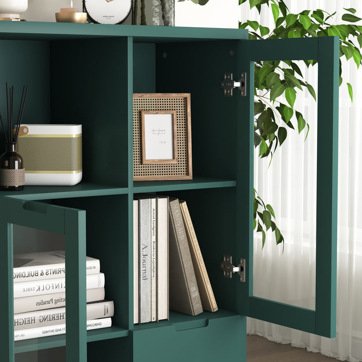 modern-cabinet-with-glass-doors-and-drawer