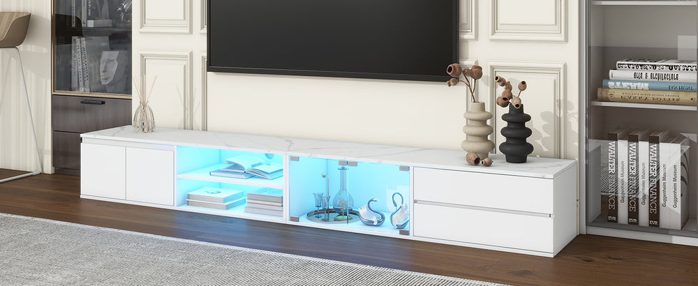 modern-app-controlled-led-faux-marble-tabletop-with-tempered-glass-doors-tv-stand-for-tvs-up-to-105-white