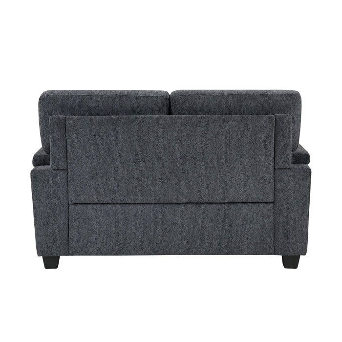 Chelsea 60" Dark Gray Loveseat