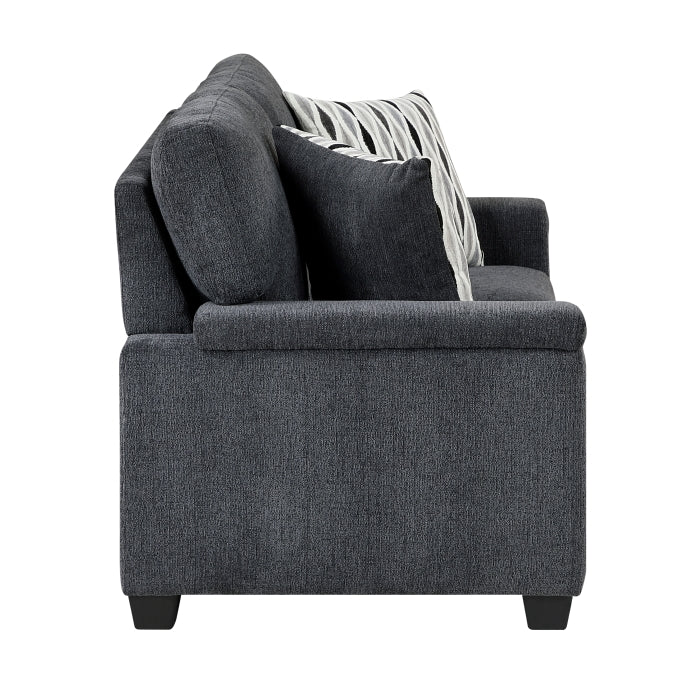 Chelsea 60" Dark Gray Loveseat