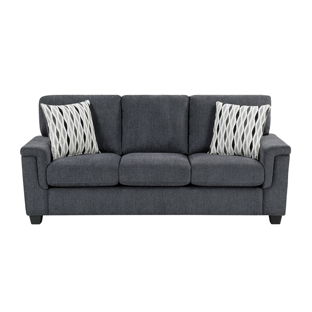 Chelsea 60" Dark Gray Sofa and Loveseat