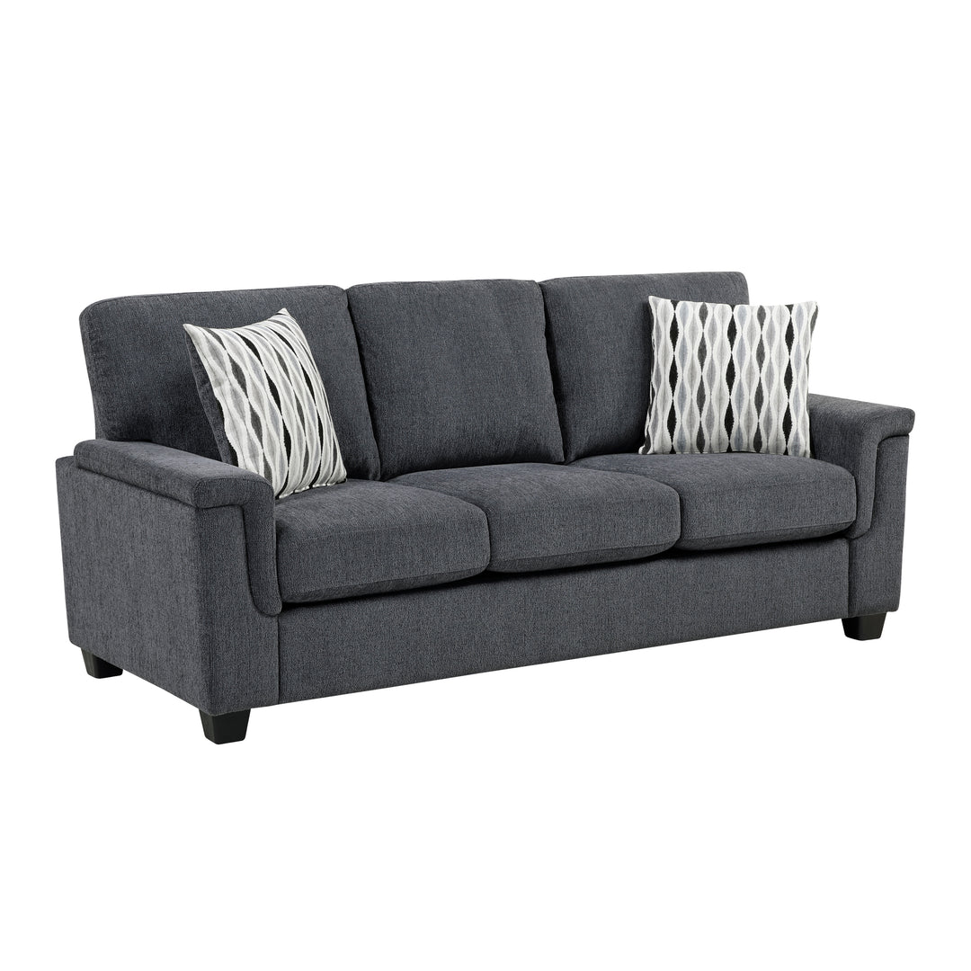 Chelsea 60" Dark Gray Sofa and Loveseat
